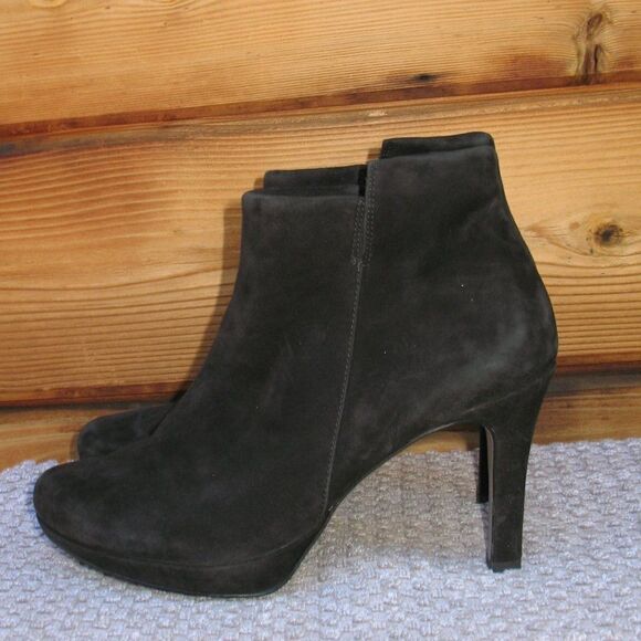 Paul Green Womens 8.5 Black Ankle Platform Booties - Picture 5 of 8